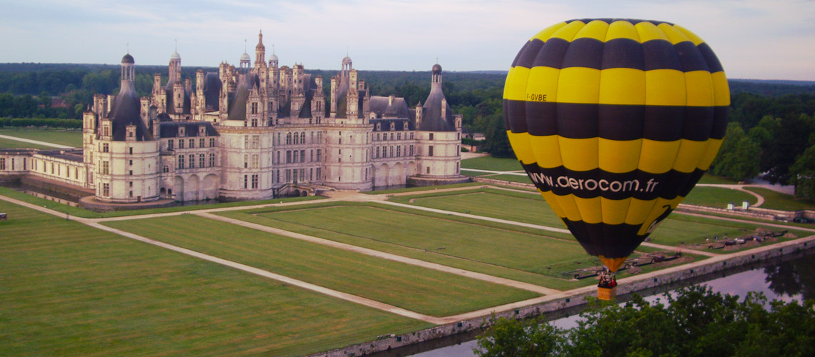 Aérocom, la vallée de la Loire en montgolfière